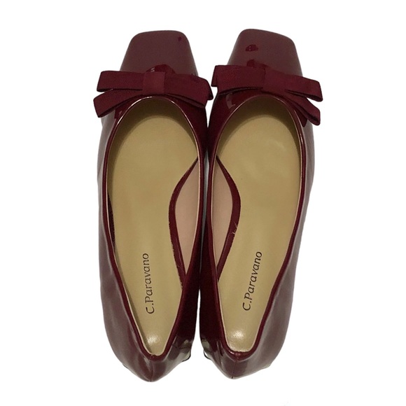 NIB C. Paravano Patent Leather Block Heel Pumps - Picture 4 of 15